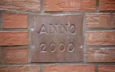 Sportpark am Biener Busch - Trib&uuml;ne Grundstein