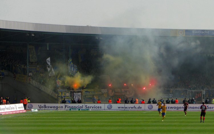 Eintracht-Stadion an der Hamburger Stra&szlig;e