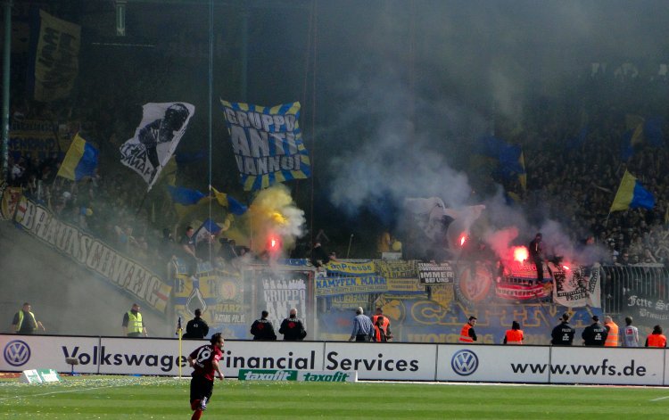 Eintracht-Stadion an der Hamburger Stra&szlig;e