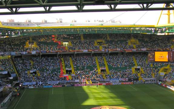 Est&aacute;dio Jos&eacute; Alvalade XXI Lisboa - Hintertortrib&uuml;ne