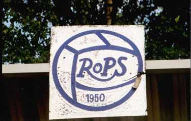 Keskuskent&auml;a - Vereinszeichen Dach der Gegentrib&uuml;ne