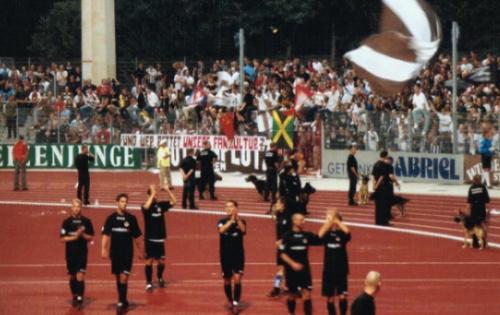 Lohrheidestadion - Schlu�pfiff-Festivit�t